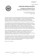 Statement by the Delegation of the United States on the Nineteenth round of the Geneva Discussions on security and stability arrangements in Georgia, held on 29 March 2012