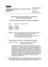 Journal of the Second Day of the 18th Meeting of the Ministerial Council