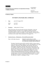 Giornale della 913a Seduta plenaria del Consiglio permanente