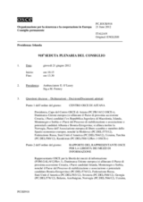 Giornale della 918a Seduta plenaria del Consiglio permanente