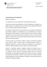 Statement by the Delegation of Switzerland, also on behalf of Liechtenstein and Norway, on the International Day in Support of Victims of Torture, observed on 26 June 2012