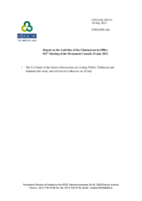 Report on the activities of the Chairperson-in-Office