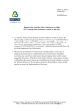 Report on the activities of the Chairperson-in-Office