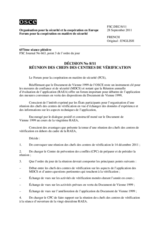 Décision No 8/11 du Forum pour la coopération en matière de sécurité