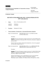 Diario de la 895ª Sesión extraordinaria del Consejo Permanente 
