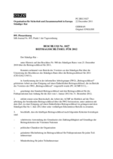 Beschluss Nr. 1027 des Ständigen Rates