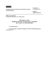 Décision No 1021 du Conseil permanent