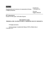 Decisione N.1016 del Consiglio permanente