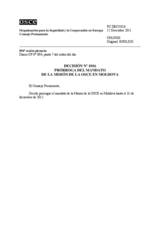 Decisión Nº 1016 del Consejo Permanente