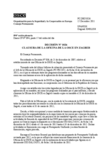 Decisión Nº 1026 del Consejo Permanente