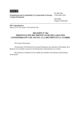 Decisión Nº 964 del Consejo Permanente