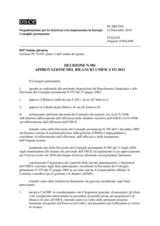 Decisione N.981 del Consiglio permanente