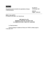 Décision No 973 du Conseil permanent