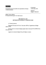 Décision No 967 du Conseil permanent