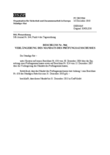 Beschluss Nr. 966 des Ständigen Rates