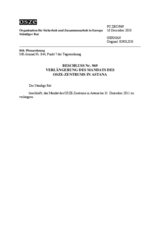 Beschluss Nr. 969 des Ständigen Rates