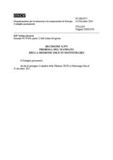Decisione N.975 del Consiglio permanente