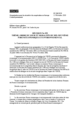 Décision No 959 du Conseil permanent