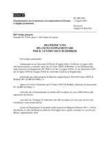 Decisione N.954 del Consiglio permanente