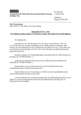 Beschluss Nr. 954 des Ständigen Rates