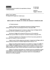 Décision No 949 du Conseil permanent