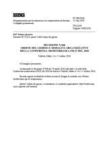 Decisione N.946 del Consiglio permanente