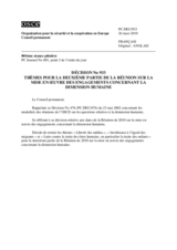 Décision No 933 du Conseil permanent