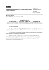 Decisión Nº 933 del Consejo Permanente