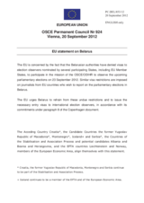 Statement by the Cypriot Presidency of the Council of the EU on the situation in Belarus