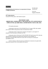 Decisione N.1045 del Consiglio permanente