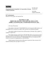 Decisión Nº 1045 del Consejo Permanente