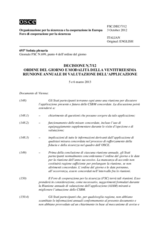 Decisione N.7/12 del Foro di cooperazione per la sicurezza