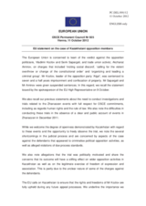 Statement by the Cypriot Presidency of the Council of the EU on the cases of Mr. V. Kozlov, Mr. S. Sapargali and Mr. A. Aminov in Kazakhstan