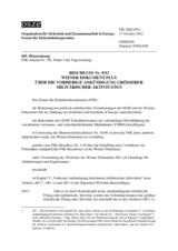 Beschluss Nr. 9/12 des Forums für Sicherheitskooperation