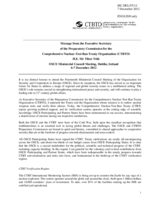 Contribution by H.E. Mr. Tibor Toth, Executive Secretary