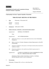 Journal of the 705th Plenary Meeting of the Forum for Security Co-operation