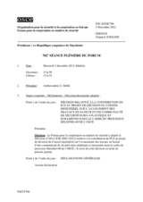 Journal de la 702ème séance plénière du Forum