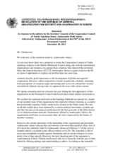 Statement by the Delegation of Armenia in response to the address by the Secretary General of the Cooperation Council of Turkic Speaking States, H.E. Halil Akinci
