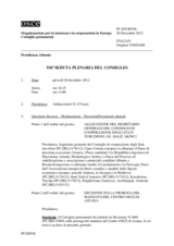 Giornale della 936a Seduta plenaria del Consiglio permanente