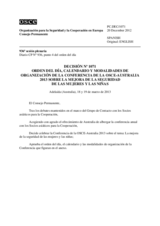 Decisión Nº 1071 del Consejo Permanente