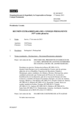 Diario de la 937ª Sesión extraordinaria del Consejo Permanente 