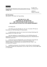 Beschluss Nr. 1074 des Ständigen Rates