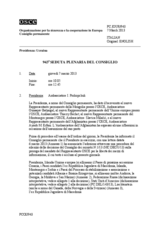 Giornale della 943a Seduta plenaria del Consiglio permanente