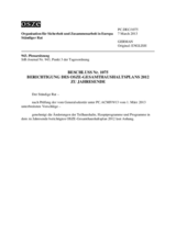 Beschluss Nr. 1075 des Ständigen Rates