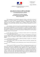 Intervention de M. François Alabrune, Ambassadeur, Représentant permanent de la France auprès de l’OSCE - Présentation de la conférence régionale sur les droits des personnes LGBT en Europe (Paris, le 26 mars 2013)