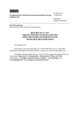 Beschluss Nr. 1077 des Ständigen Rates