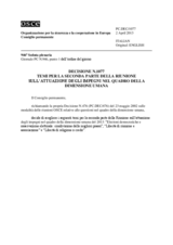 Decisione N.1077 del Consiglio permanente