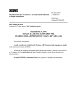 Decisione N.1078 del Consiglio permanente