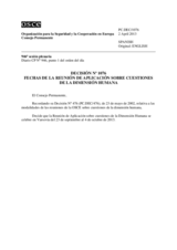 Decisión Nº 1076 del Consejo Permanente