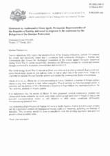 Statement by the Delegation of Latvia in response to the statement by the Delegation of the Russian Federation on the recent developments in Latvia and Estonia